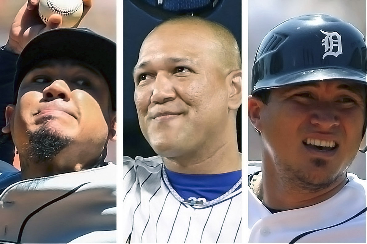 Félix Hernández, Alex Ramírez y Magglio Ordóñez LVBP