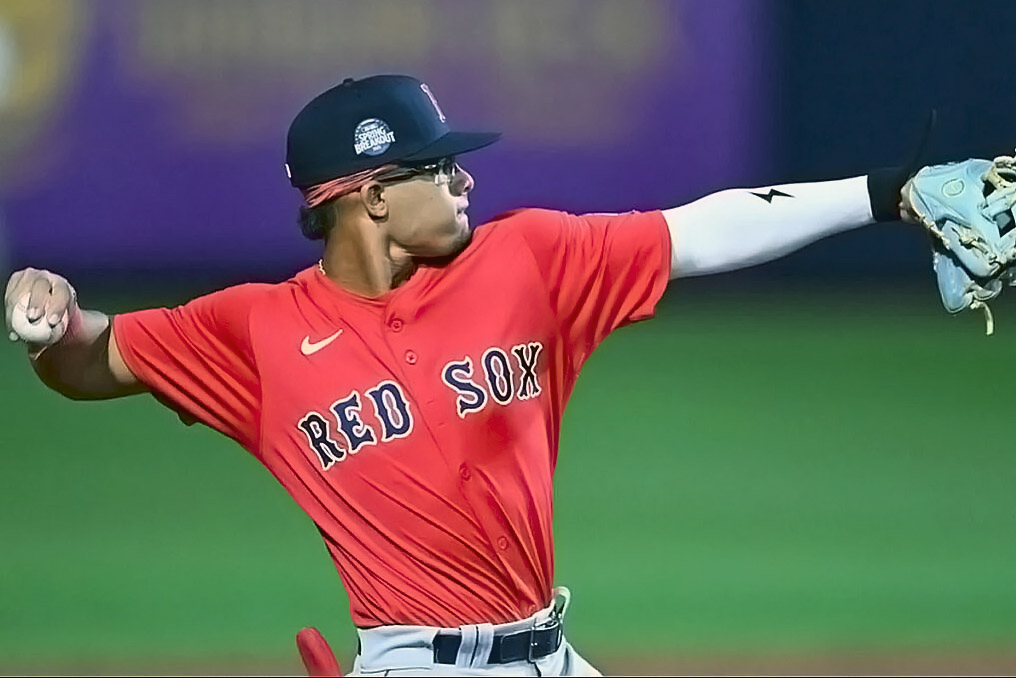 Franklin Arias Medias Rojas Boston MLB