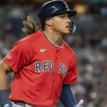 Jhostynxon García medias Rojas Boston MLB