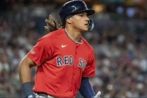 Jhostynxon García medias Rojas Boston MLB