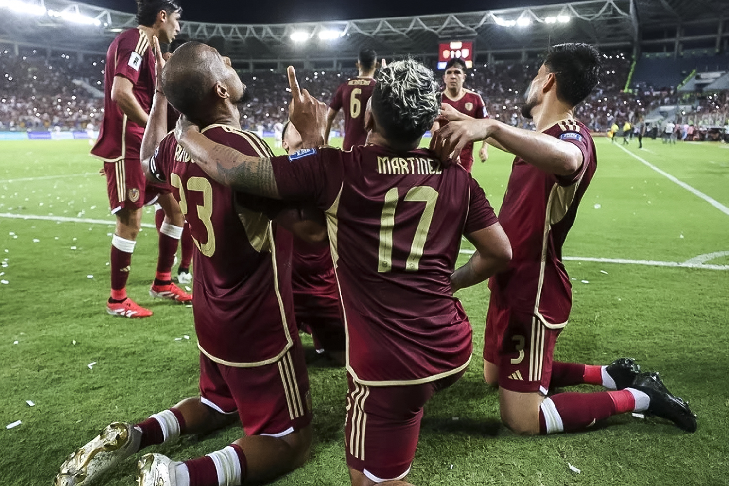 Venezuela está séptima en la tabla de clasificación