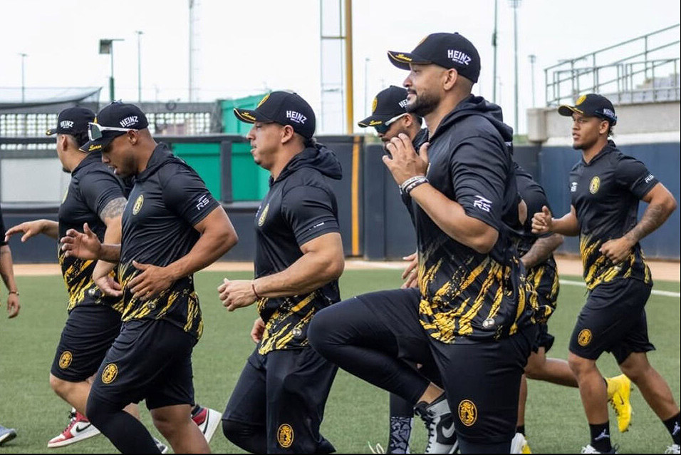 Wilfredo Tovar y José Rondón Leones del Caracas LVBP