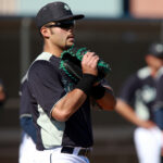 Miguel Montero receptor de los Seattle Mariners en el campo de entrenamiento Peoria Sport Complex Foto: Alejandro van Schermbeek 10/03/2013