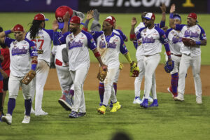 Maikel García y Ronald Acuña Jr. Tiburones de La Guaira LVBP