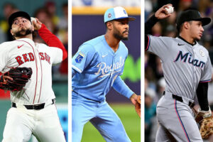 Wilyer Abreu, Maikel García y Javier Sanoja Guante de Oro de MLB