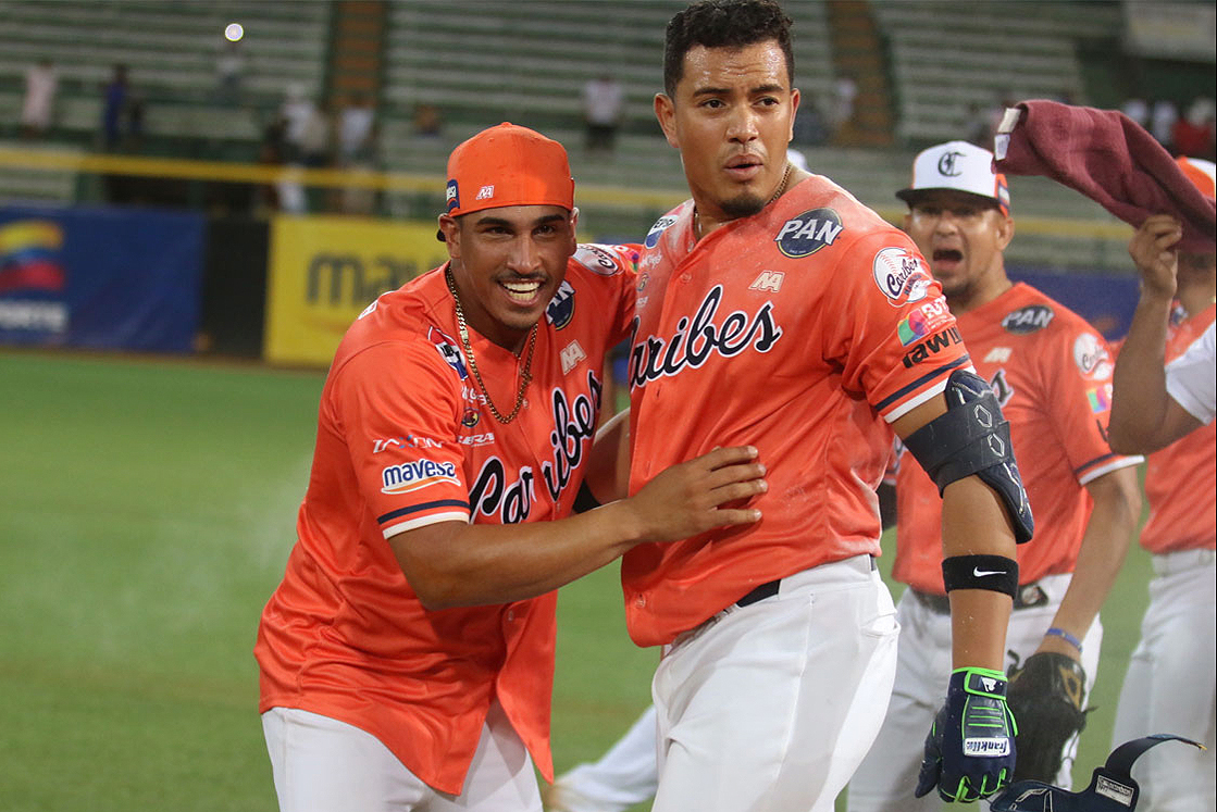 Yilber Díaz y Rómer Cuadrado Caribes de Anzoátegui LVBP