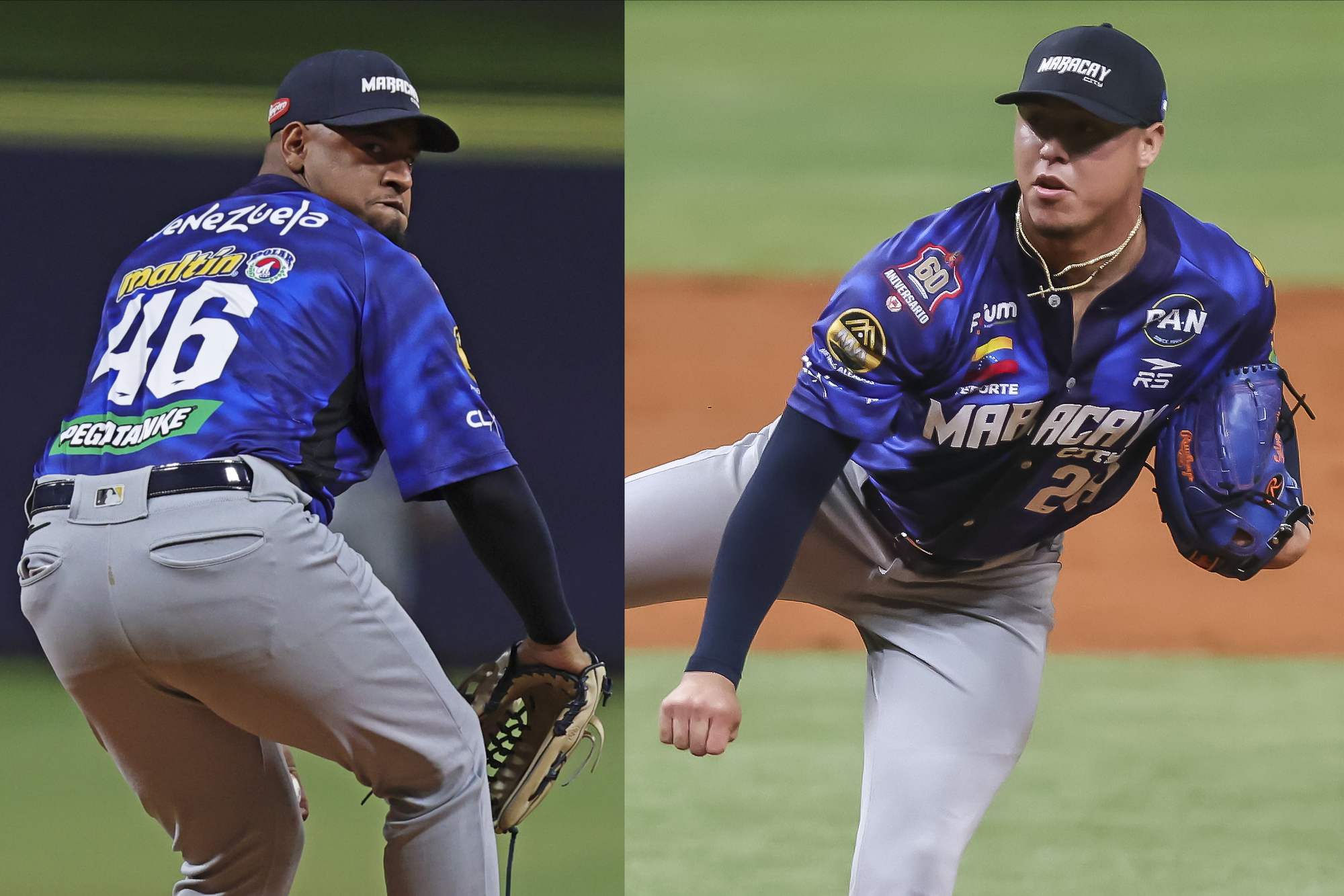 Christian Suárez y Carlos Guzmán Tigres de Aragua LVBP