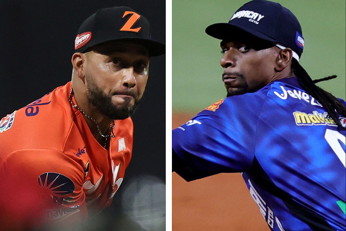 Silvino Bracho Águilas del Zulia y Ronnie Williams Tigres de Aragua