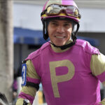 El jinete venezolano Emisael Jaramillo logra un triunfo clave con Tiger of the Sea en Santa Anita Park tras su mudanza a California.