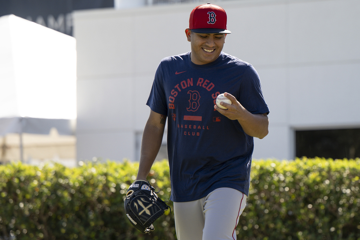 Ranger Suárez Apertura Medias Rojas de Boston Spring Training 2026
