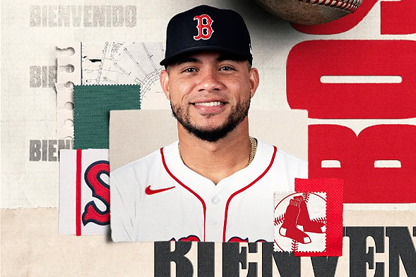 Willson Contreras Medias Rojas de Boston MLB