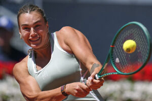 Aryna Sabalenka, de Bielorrusia tenis Mutua Madrid Open en Madrid