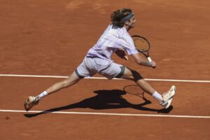 Andrey Rublev en acción en el Barcelona Open Banc Sabadell - Conde de Godó 2026