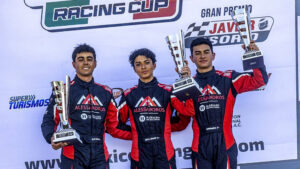 1º Alex Bobadilla, 2º Alex Popow Jr. y 3º Fernando Rivera.