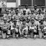 Mayo 1942. Caracas. En la gráfica, los primeros jugadores que integraron el equipo Cervecería Caracas.