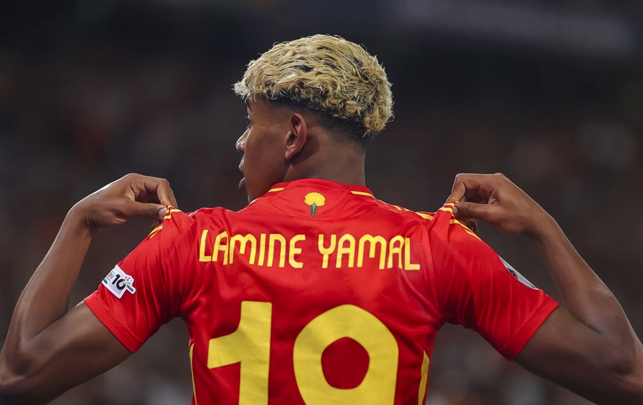La selección de España, con Lamine Yamal a la cabeza