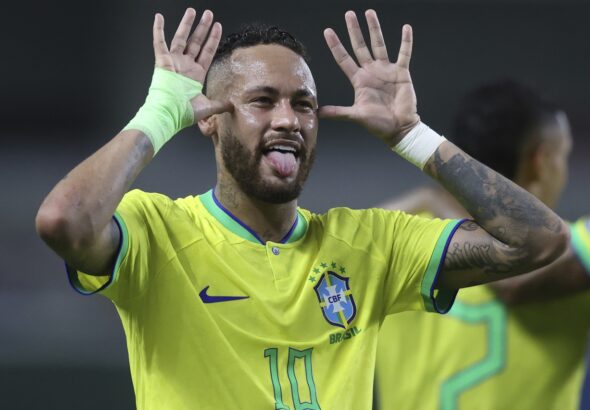 Neymar fue convocado por Carlo Ancelotti para representar a Brasil