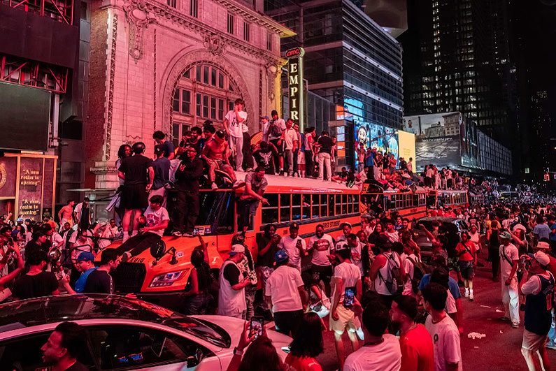 Celebración Knicks Nueva York