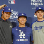 Shohei Ohtani, Yoshinobu Yamamoto, Roki Sasaki Dodgers Los Angeles
