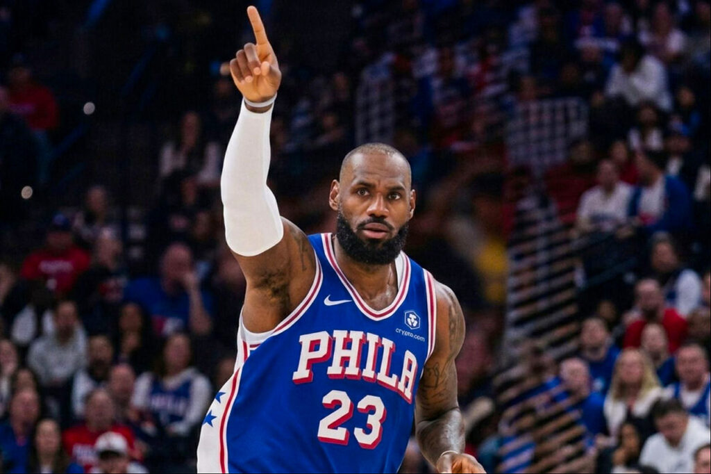 LeBron James Sixers Filadelfia NBA
