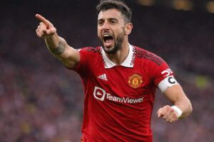 El portugués Bruno Fernandes brilla con el Manchester United