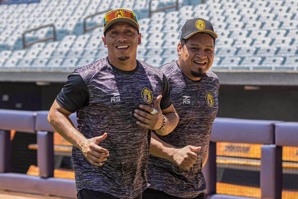 Wilfredo Tovar y Aldrem Corredor Leones LVBP