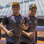 Wilfredo Tovar y Aldrem Corredor Leones LVBP